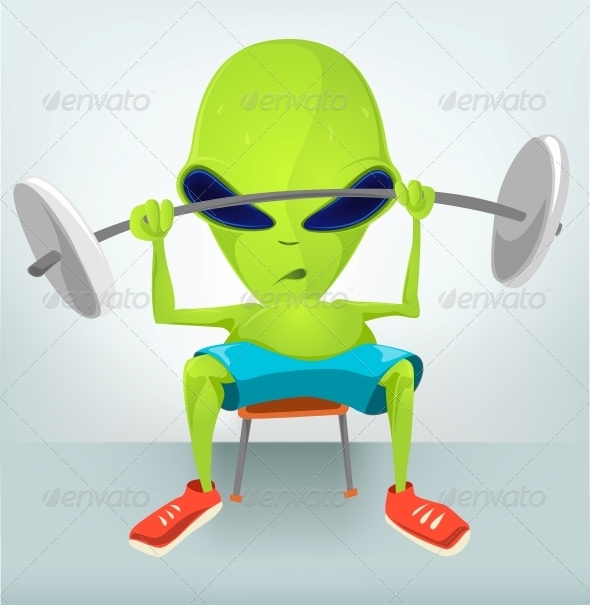 Cartoon Character Alien Gym - Monsters Characters