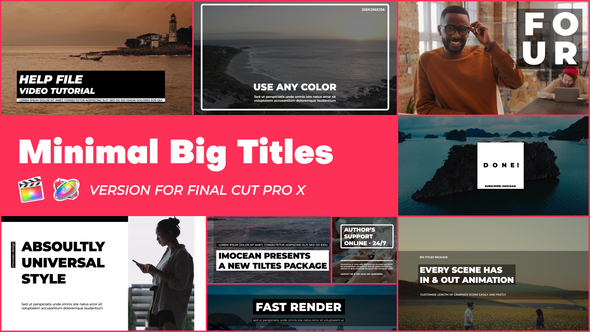 Minimal Big Titles | FCPX
