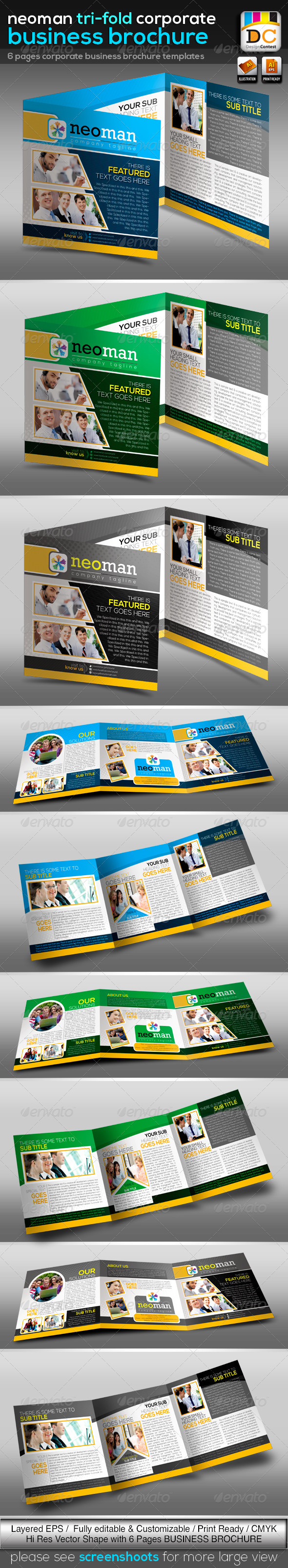 NeoMan Tri-fold Corporate Business Brochure V-02 - Corporate Brochures