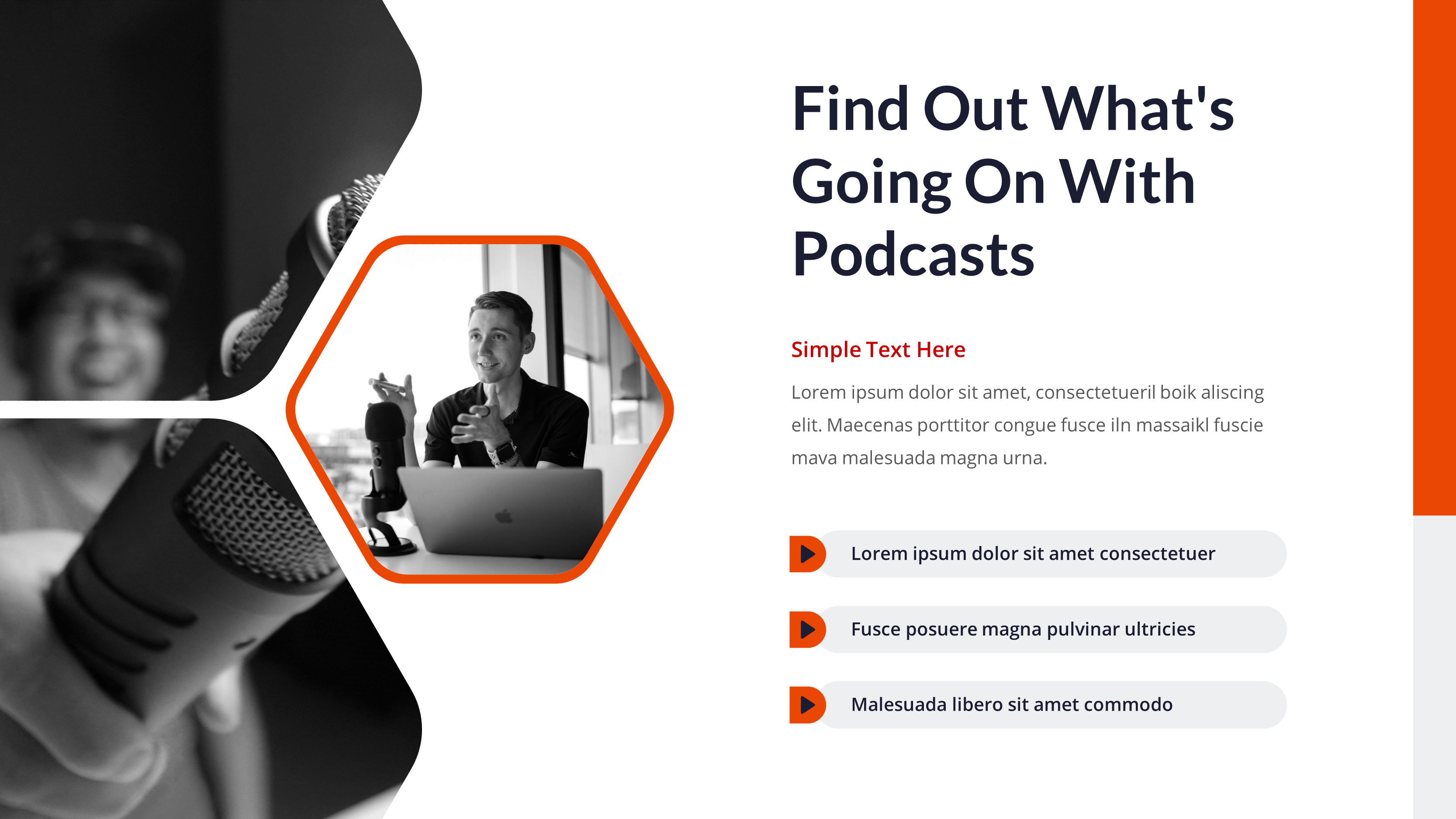 Podcaster - Podcast PowerPoint Template, Presentation Templates ...