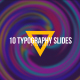 10 Modern Gradient Typography Slides - Premiere Pro - VideoHive Item for Sale