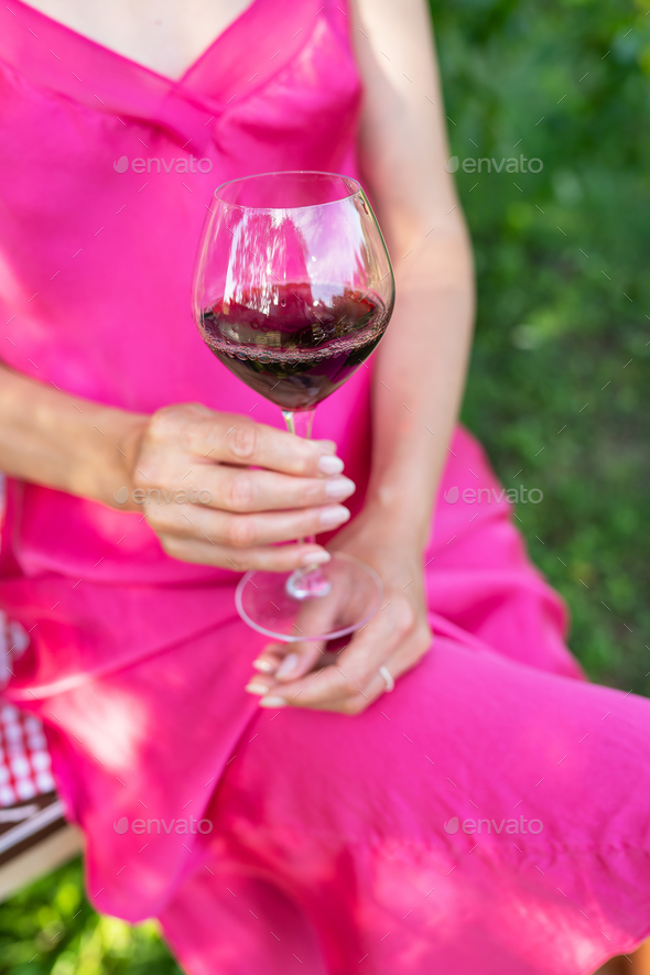 Wine Summer Dress