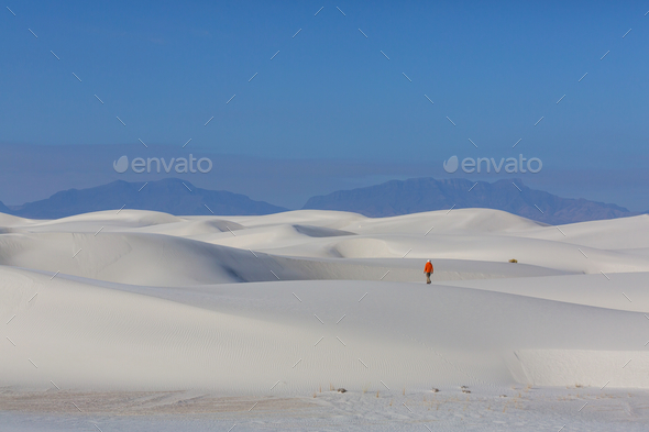 Hike in White sand dunes Stock Photo by Galyna_Andrushko | PhotoDune