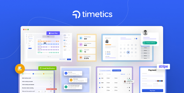 Timetics Pro  WordPress Appointment Booking Plugin for Scheduling and Seat Plan