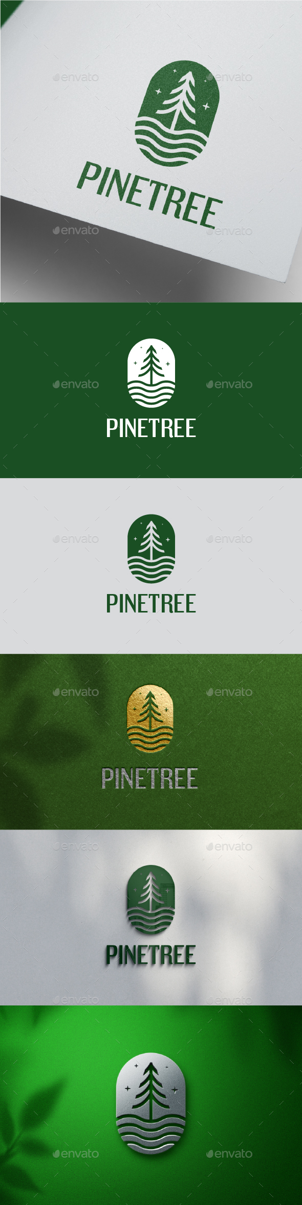 Pine tree logo