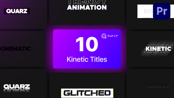 Kinetic Titles for Premiere Pro Vol. 02