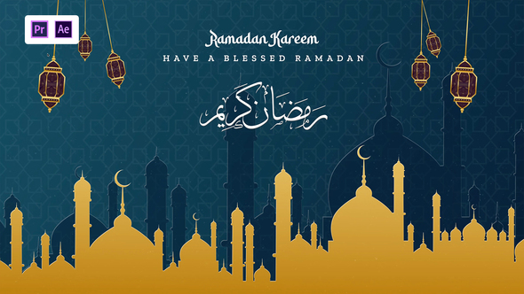 Happy Ramadan Kareem - Greeting | Opener | Intro V.01 | MOGRT