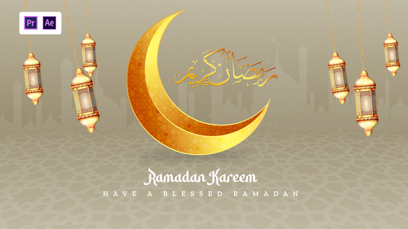 Happy Ramadan Kareem - Greeting - Opener - Intro V.05 | MOGRT