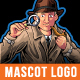 Detective Mascot Logo Design