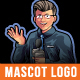 Reporter Mascot Logo Design