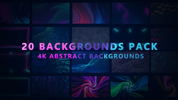 20 Abstract Background Pack