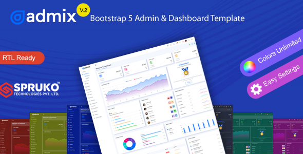 Admix - HTML Admin Dashboard Template