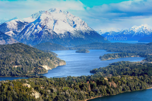 Lake Nahuel Huapi Stock Photo By Msandrioli 