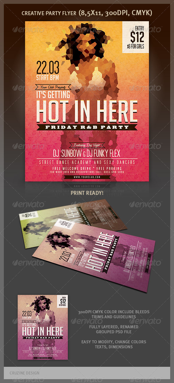 Creative Style Party Flyer - Clubs & Parties Events