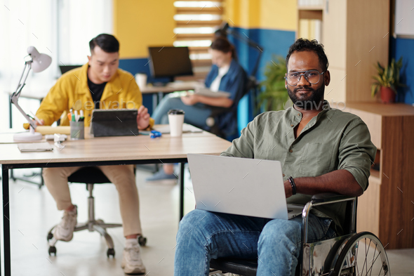 Software Developer with Disability - Stock Photo - Images