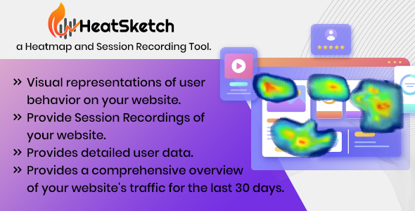HeatSketch - Heatmap and Session Recording Tool (SaaS Platform)
