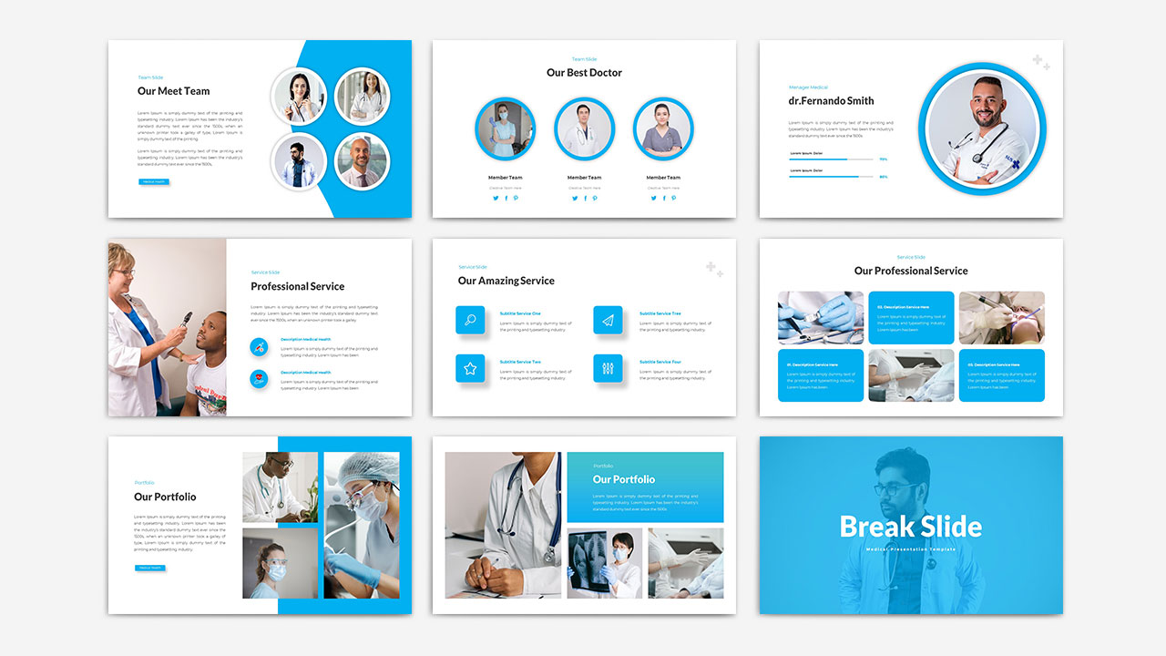 Medical Powerpoint Template, Presentation Templates 