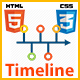 HTML CSS Timeline Template