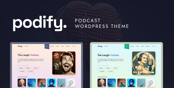 Podify – Podcast WordPress Theme