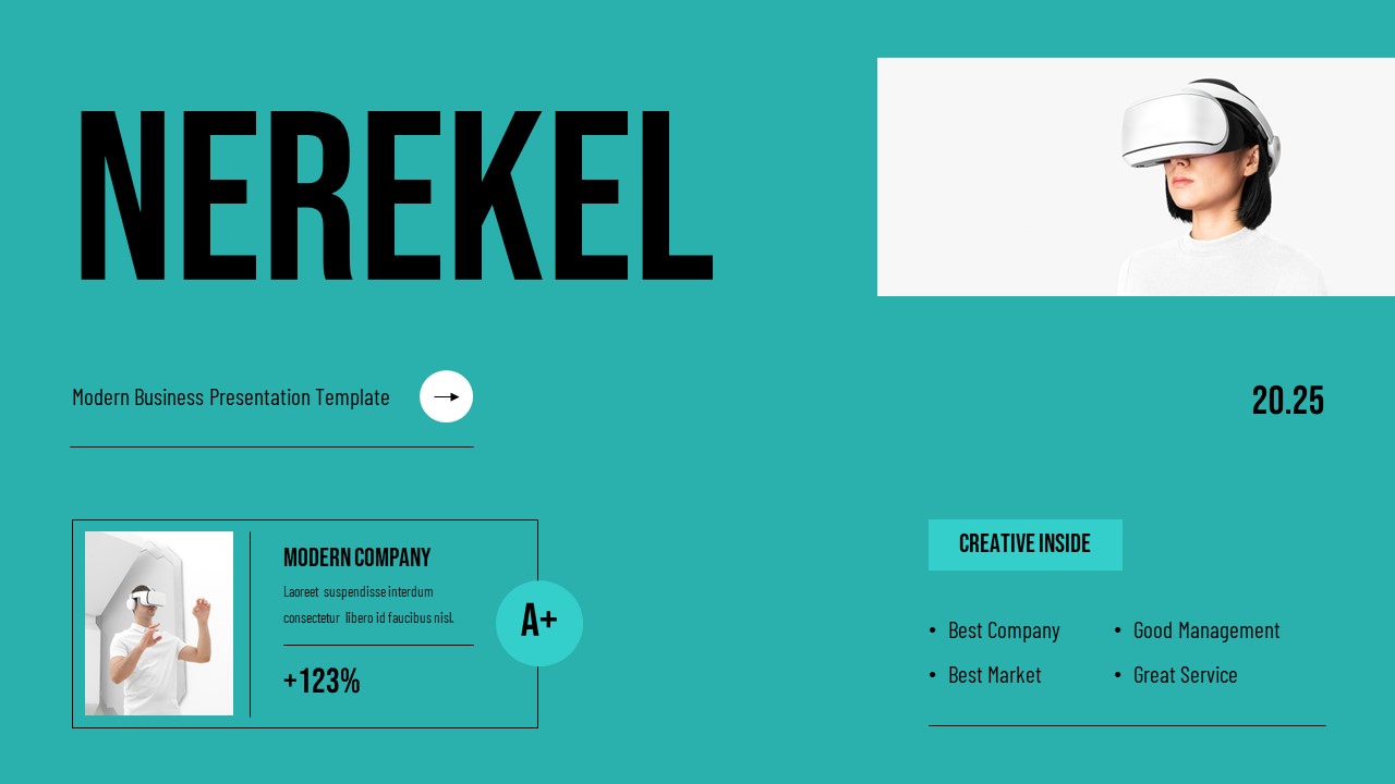 Nerekel - White Teal Business Company Profile Presentation ...