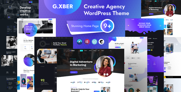 Gxber - Creative Agency WordPress Theme