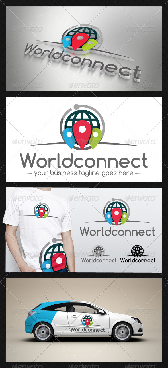 World Connect Logo Template - Objects Logo Templates