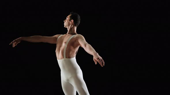 Male Ballet Dancer Looking at Camera alt
