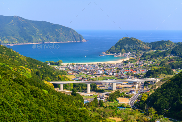 Kumano City, Mie Prefecture, Japan at Atashika - Stock Photo - Images