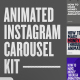 Animated Instagram Carousel Kit: Boost Engagement with 5 Unique Styles &amp; Easy Customization - VideoHive Item for Sale