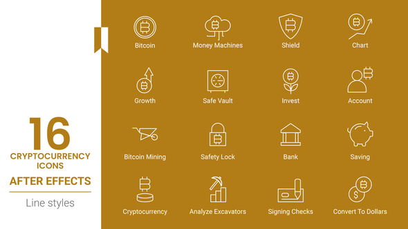 CryptoCurrency Animated Icons Pack