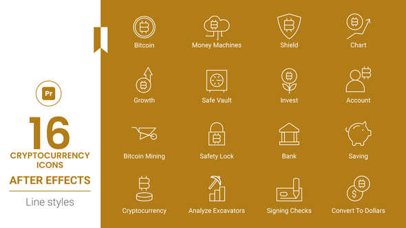 CryptoCurrency Animated Icons Pack - MORGRT
