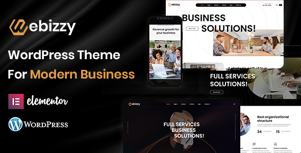 Webizzy – Advance Business Agency WordPress Theme