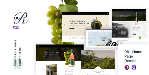 Rummen – Wine Shop WordPress Theme