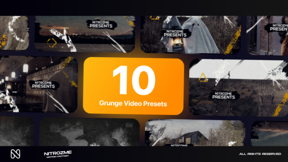 Grunge Typography Vol. 01 Titles template preview
