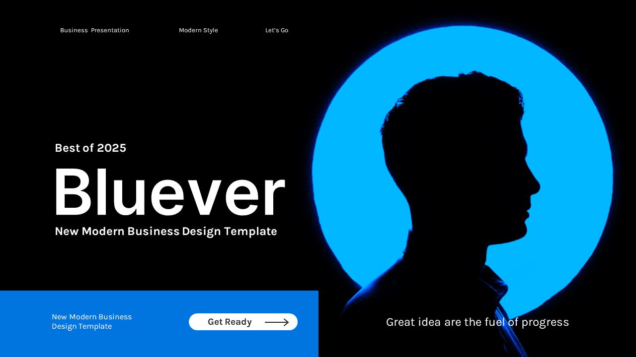 Bluever - Creative Modern Business Presentation Template, Presentation ...