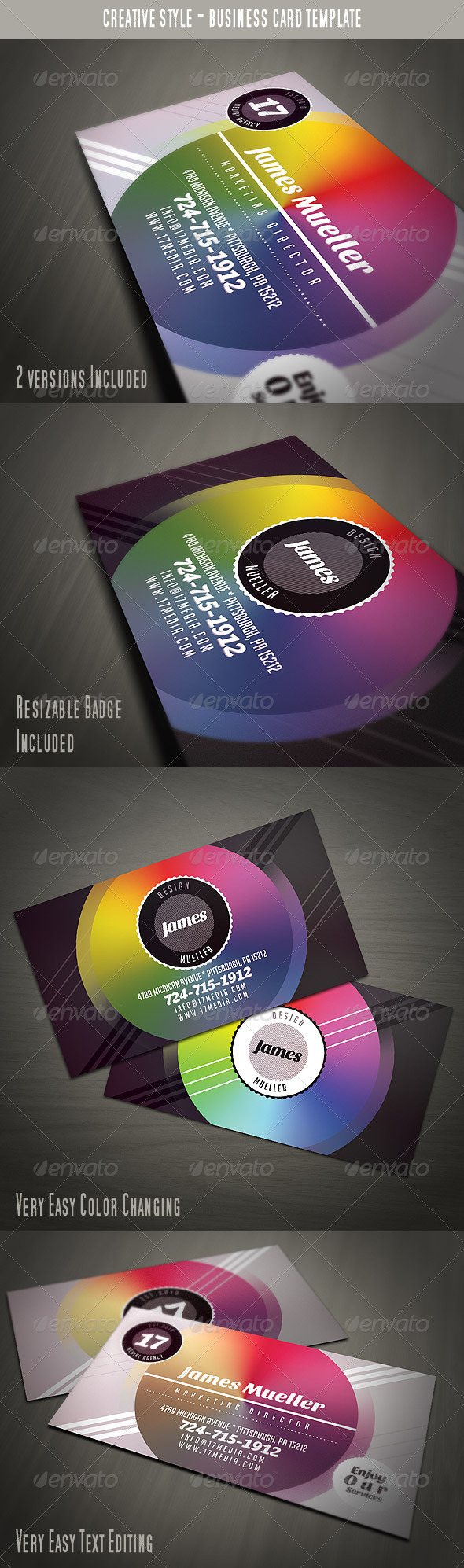 Creative Style Business Card - Creative Business Cards