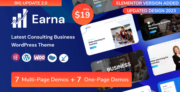Earna - Business Consulting WordPress