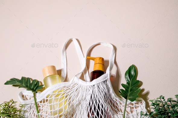 the natural body care bottle with bamboo lid.