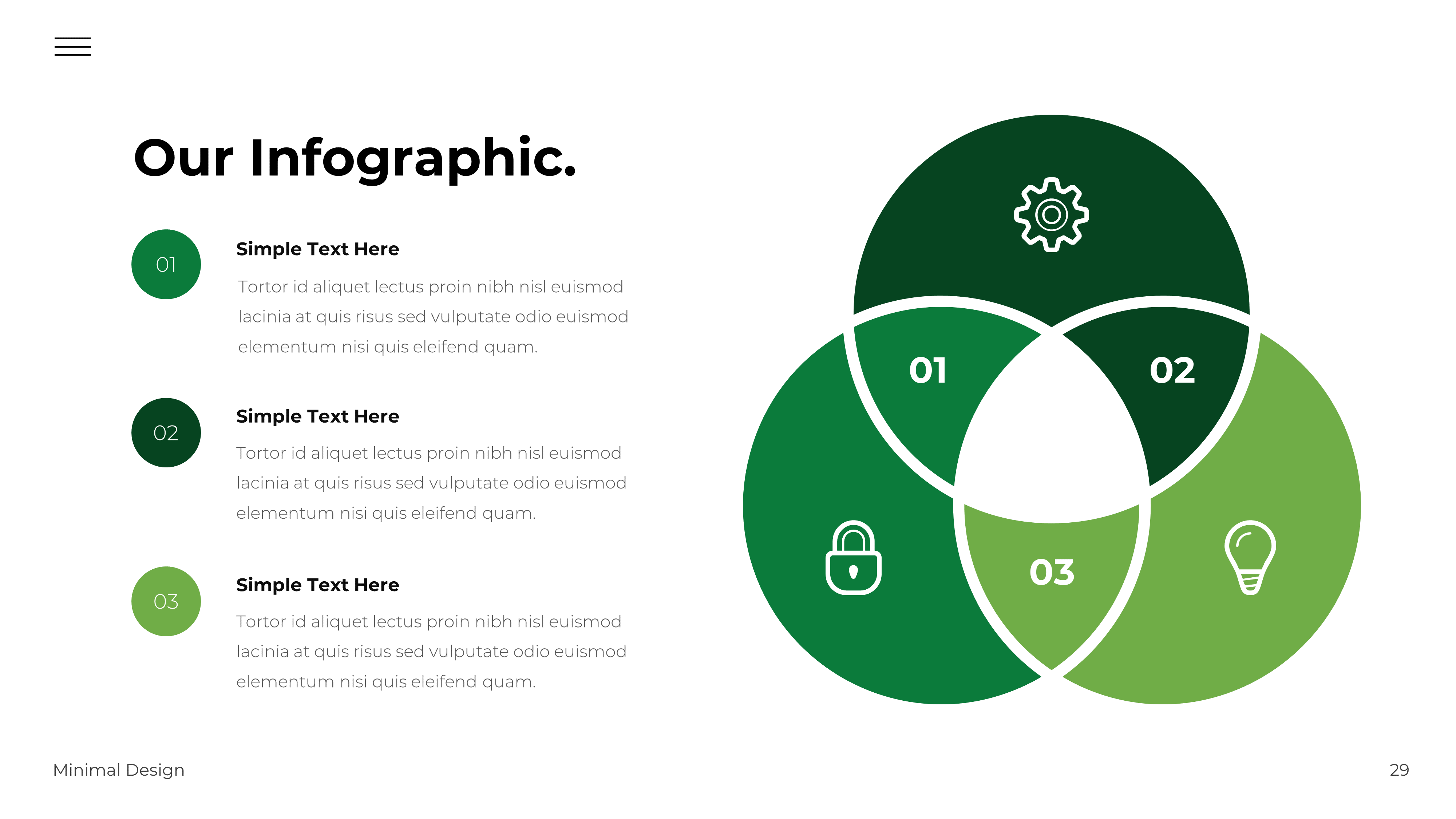 Leaf - Minimal Green Business Google Slide Template, Presentation Templates