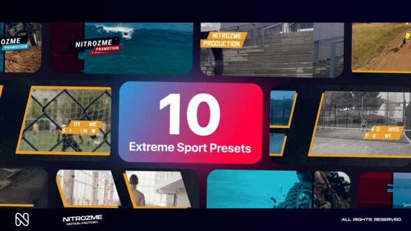 Extreme Typography Vol. 02 Video Displays template preview