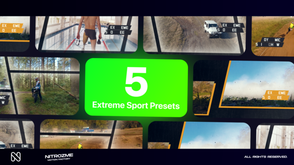 Extreme Typography Vol. 03 Titles template preview