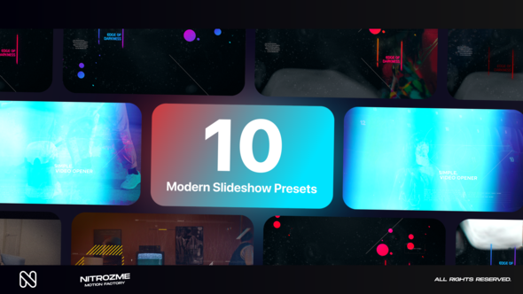 Modern Typography Vol. 02 Titles template preview