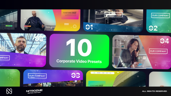 Corporate Typography Vol. 05 Titles template preview