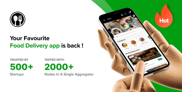 Online Food Delivery | Multi Restaurant Aggregator App Solution (Advance)