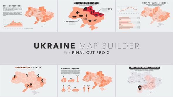 Ukraine Map Builder for Final Cut Pro X