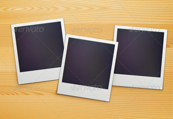 Polaroid Photo Frames - Man-made Objects Objects