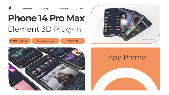 App Phone Mockup Product Promo template preview