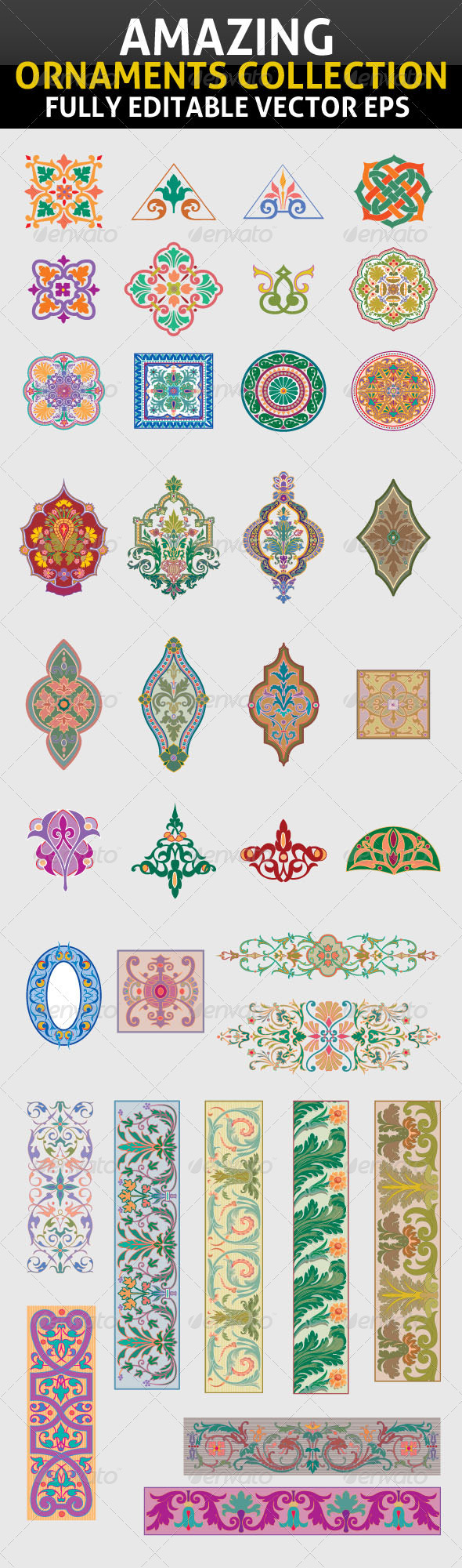 Amazing Ornaments Collection - Flourishes / Swirls Decorative