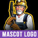 Miner Mascot Logo Design