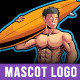 Surfer Mascot Logo Design